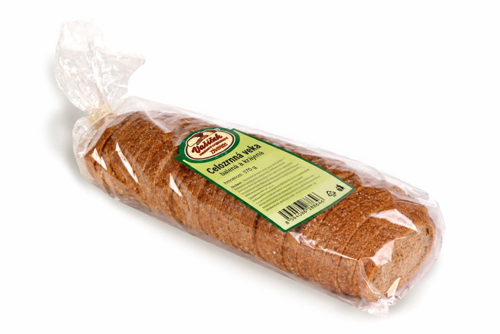 ** NOVINKA ** Veka celozrnná (balená a krájená)